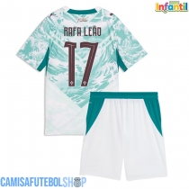 Camisa de time de futebol Portugal Rafael Leao #17 Replicas 2º Equipamento Infantil Mundo 2026 Manga Curta (+ Calças curtas)